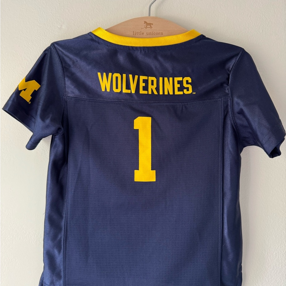 Michigan Wolverines Navy Kids Jersey